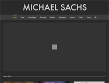 Tablet Screenshot of michaelsachs.com